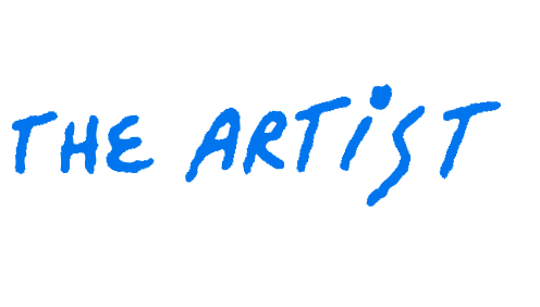 With the artist